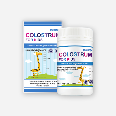 시니케어 초유 유아용 Colostrum 240정 (유통기한 22년 8월)호주 성장발육 면역력강화